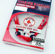 美国MLB职业棒球联盟 波士顿红袜（Boston Red Sox）球迷项链项圈