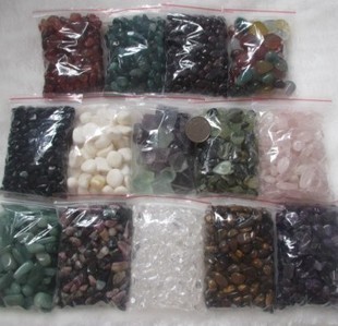  天然紫白粉水晶碎石消磁防辐射石头鱼缸底石底砂水晶枕头曼扎/克