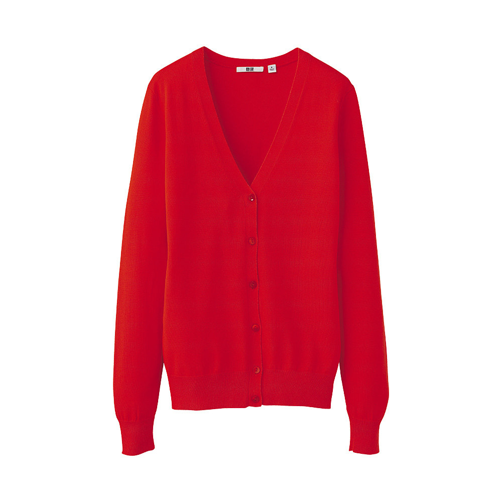 女装 V领开衫C UNIQLO优衣库 初上市价格 199元