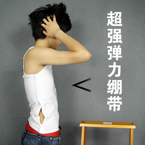 LES/TT breast binding Lara clothing breast binding Super Elastic bandages whole body Strengthening 3 role breast bindingin the Lingerie/Men's underwear/Tracksuit , Workout Tops category - from Buy2taobao.com to provide professional Taobao agent buy service