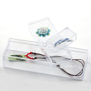 高透明塑料盒子有盖长方形收纳盒电子零件产品包装盒人参盒盒