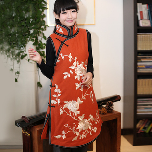 秋冬款女装 <em>女士</em>冬装 改良中国风唐装<em>中式棉马</em>