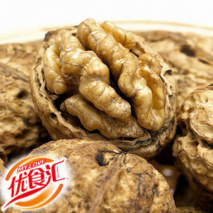  孕妇必备 云南特产薄皮坚果 特级纸皮核桃/生核桃 营养极佳