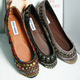 人气款 原单正品 <span class=H>STEVE MADDEN</span> 铆钉平跟单鞋 官网89.95美元