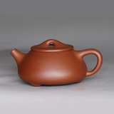 宜兴紫砂壶 紫砂茶壶 紫砂茶具 张娟底槽青 石瓢壶300CC