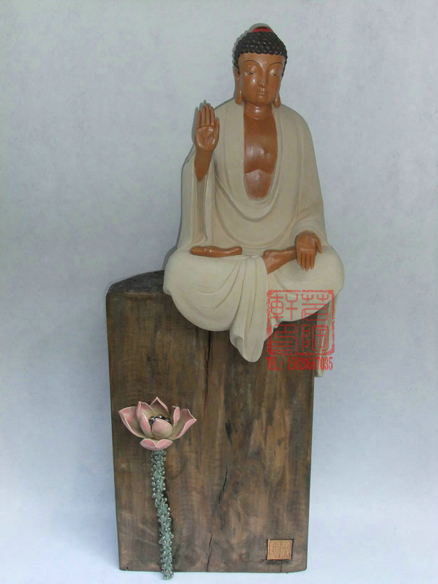 陶瓷工艺品 石湾公仔 莲花佛 如来佛|ruв категории Домашний быт, украшения - от Buy2taobao.com для оказания профессиональной услуги покупки агента Taobao