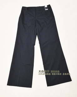  NEWYORK&COMPANY 薄料子OL通勤条纹女长裤 正装裤