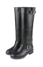  新款特价女鞋机车靴骑士靴套筒靴马丁靴高筒真皮女靴欧美