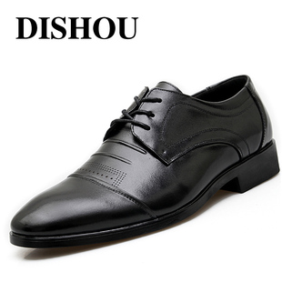 新品正品男士头层牛皮正装皮鞋 工作鞋韩版休闲商务皮鞋 高档男鞋