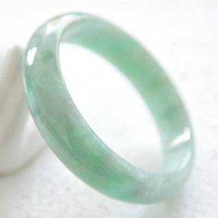  华石翠竹 缅甸翡翠玉手镯 A货手镯 老坑冰种手镯 特价手镯送证书