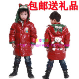 包邮2011冬款新款太阳雪人儿童羽绒服/男童冬款羽绒服卡通熊T03