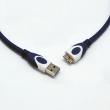 东芝USB 3.0线B公头转Micro B公头移动硬盘数据线1米延长线WD希捷