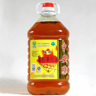  绿色食品 中安豆油 东北大豆食用油 笨榨非转基因 5L/4件起包物流