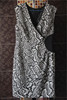 欧美瑞丽风格2016外贸原单大牌，尾货女装豹纹，v领连衣裙裙子风格