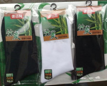 【涛涛袜业】男士竹炭袜 男袜子 竹纤维 特价 原价3 亏本清仓批发