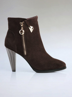 Dream ba Sally shoes new feet high skins winter han edition with short boots 123011305