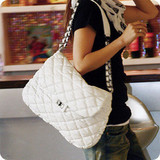 2010 时尚 <span class=H>香奈儿</span>女包 单肩斜挎包 韩版包包 菱格链条包 两用包