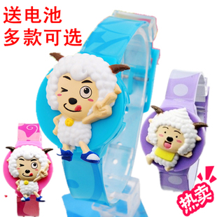  正品喜羊羊儿童手表 迪士尼表卡通手表电子表女孩喜洋洋男孩可爱