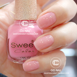 镇店之宝-四皇冠 Sweet color 环保指甲油 PINK果冻甜美
