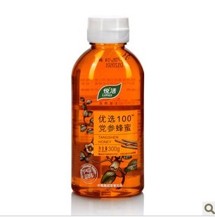  中粮 悦活优选100党参蜂蜜 纯天然便携瓶装300g*3 包邮