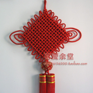  特色手工艺 1.5#绳结14盘中国结大号挂件 幸运玄关风水结挂饰