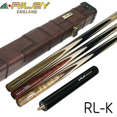 英国进口原产RILEY斯诺克英式台球杆/黑8单节桌球杆 36支精品RL-K
