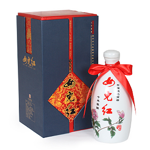  绍兴黄酒 女儿红 牡丹十年陈酿500ml花雕酒