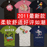 二等品！新款夏装男款短袖印花t恤韩版情侣装日韩潮牌周杰伦af衣