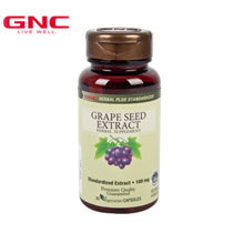  美国进口GNC/健安喜葡萄籽精华胶囊100mg(30粒)