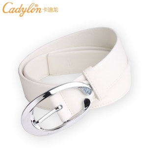 卡迪龙正品 女士装饰皮带真皮特价女款牛皮腰带韩版宽时尚休闲女