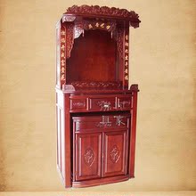 佛教用品,立柜,吊柜,立龛,佛龛实木88雕莲花套柜（配拖柜）