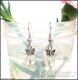 天然白水晶“蝴蝶纷飞”时尚耳饰