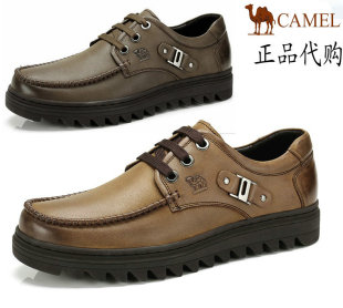 新品camel骆驼男鞋 日常休闲皮鞋 秋冬新品 潮流低帮板鞋A084