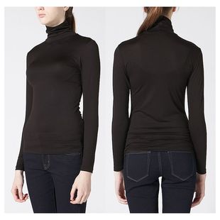  女装 HEATTECH两翻领 高领T恤 打底衫 保暖内衣 UNIQLO/优衣库