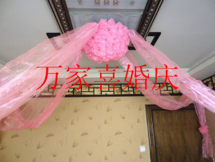  特价包邮/婚庆用品新房装饰拉花 时尚手工婚房拉花 新款粉色恋情