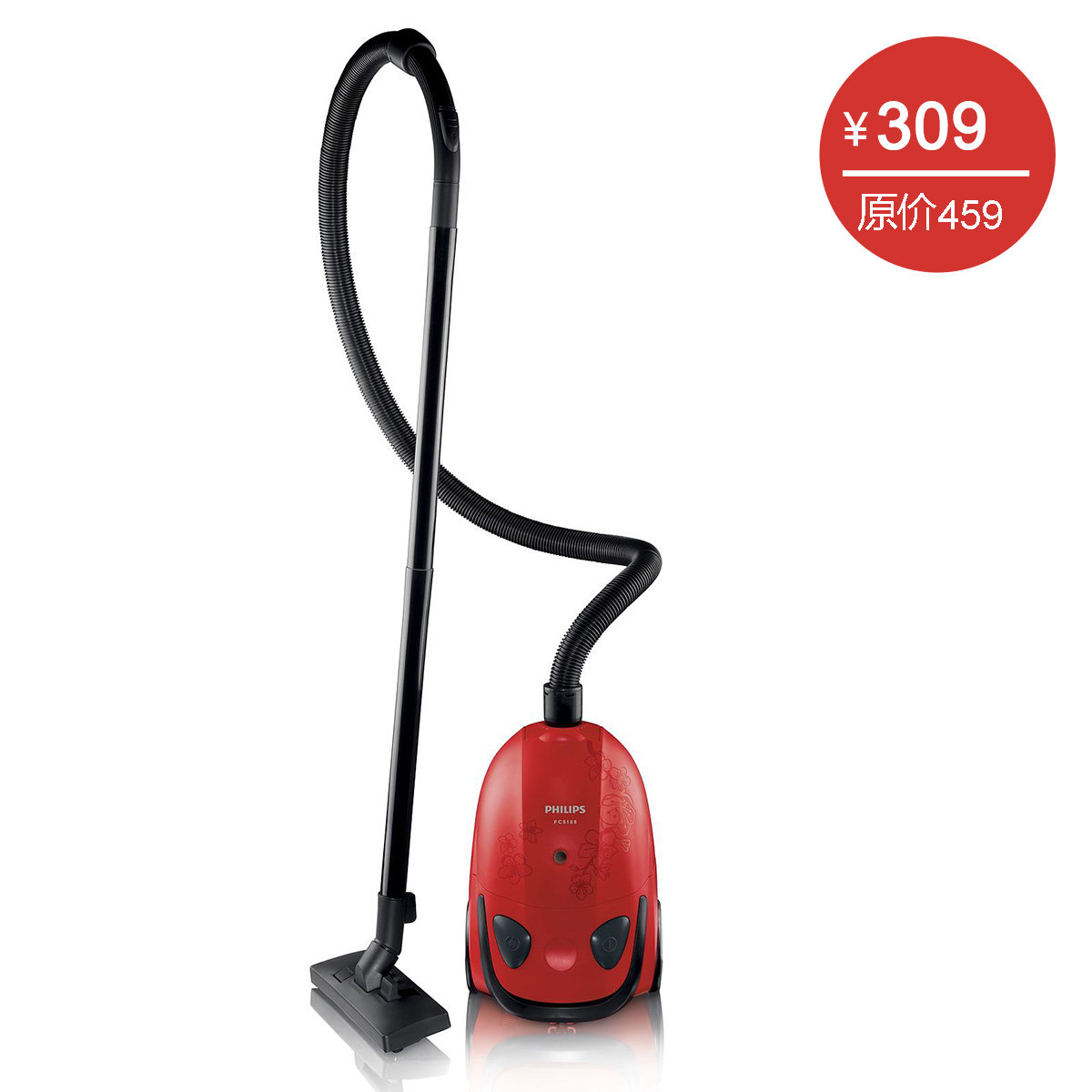 飞利浦官方旗舰店 有尘袋吸尘器 FC8188 1200W功率 包邮 正品