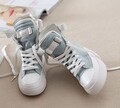 美丽说推荐 超百搭 法拉图同款 系带内增高帆布鞋 厚底休闲女鞋 T