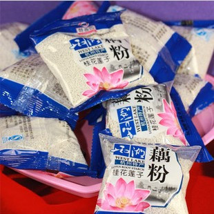  杭州特产 醇香园西湖藕粉 桂花莲子味 500g 散装计量