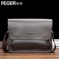 【满200减20】FEGER/斐格 商务包 新款 男士斜挎包 单肩包 男包