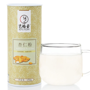 艺福堂粉粉 熟杏仁粉粉 正品 150克/罐 新贵罐装送白勺 粉质细腻