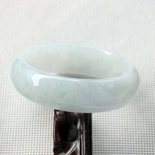  飞来石/A货翡翠手镯天然冰种白色浅绿色翡翠玉镯子带证书多款包邮