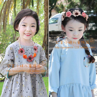 <em>森女系</em>儿童花环/<em>宝宝</em>发带/花童发饰/女童发箍/女