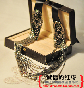  新款韩版手工串珠欧美复古 毛衣链长项链饰品批发 小西装风衣