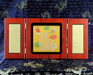  御织坊云锦 最大生产批发 南京云锦 三折屏风 地方特产 出国礼品