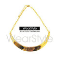 【WearStyle饰品】欧美夸张朋克金色金属项圈女颈圈颈链短款项链