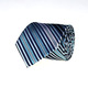 窄款7.5厘米苏格兰风情蓝色斜纹真丝领带