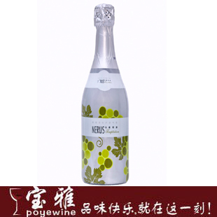  葡萄酒 西班牙进口白葡萄酒 内卢斯干白起泡酒 气泡酒 香槟750ml