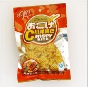 川洋锅巴 遵循古方粗粮精制 川辣烧烤味70克 膨化食品 满68元包邮