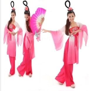 七仙女古典舞蹈服 贵妃醉酒 舞台飘逸服装 女士