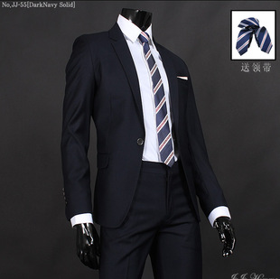  超值春款男士韩版新郎伴郎修身西装男装休闲西服结婚礼服套装